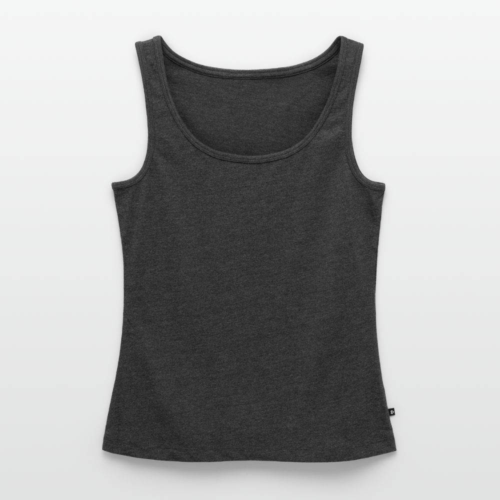 Frauen Premium Tank Top - personalisierbar - Anthrazit meliert