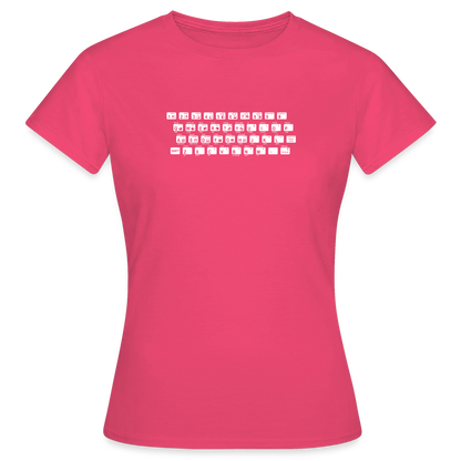48K ZX Spectrum Motiv-T-Shirt für Frauen, Farbe Azalea