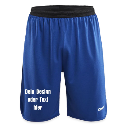 CRAFT Progress Männer Basketballshorts - personalisierbar - Royalblau