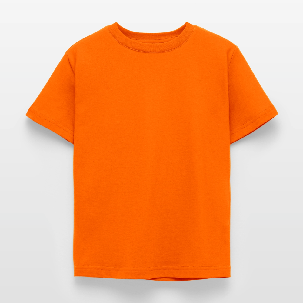 Kinder T-Shirt - personalisierbare Vorder- und Rückseite - Orange