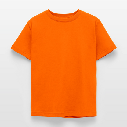 Kinder T-Shirt - personalisierbare Vorder- und Rückseite - Orange