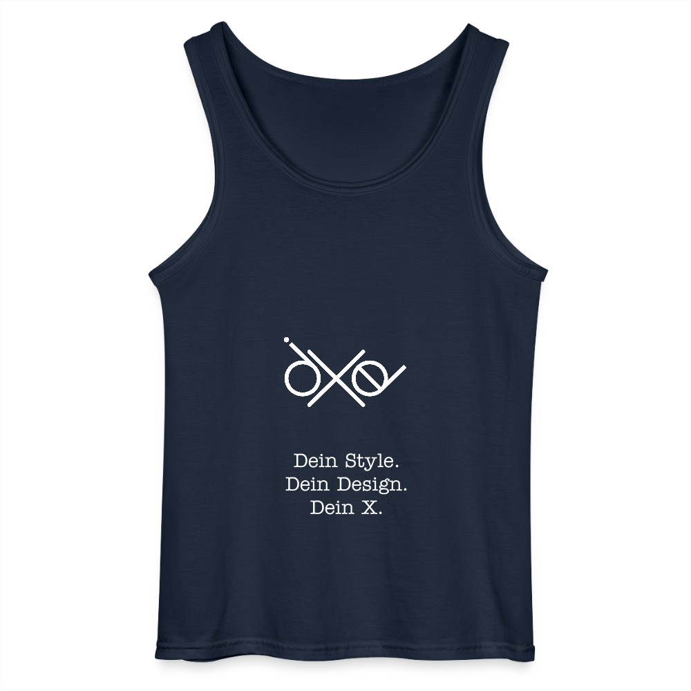 Gildan Männer Tank Top - personalisierbar - Navy