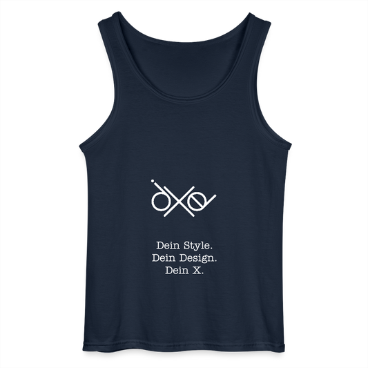 Gildan Männer Tank Top - personalisierbar - Navy