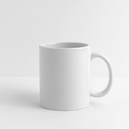 Keramiktasse 325 ml - personalisierbar - Weiß