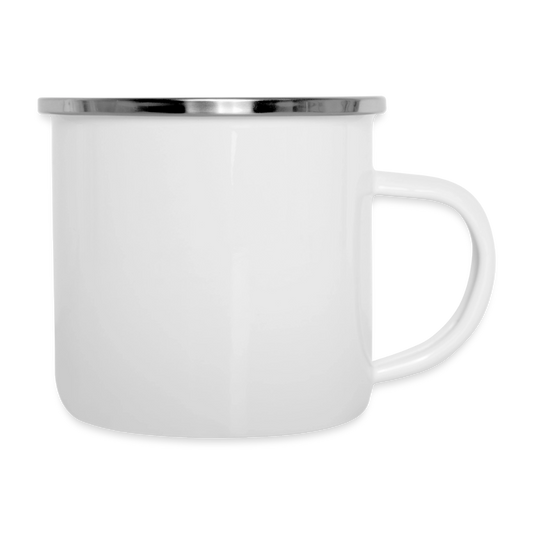 Emaille-Tasse 300ml - personalisierbar - Weiß