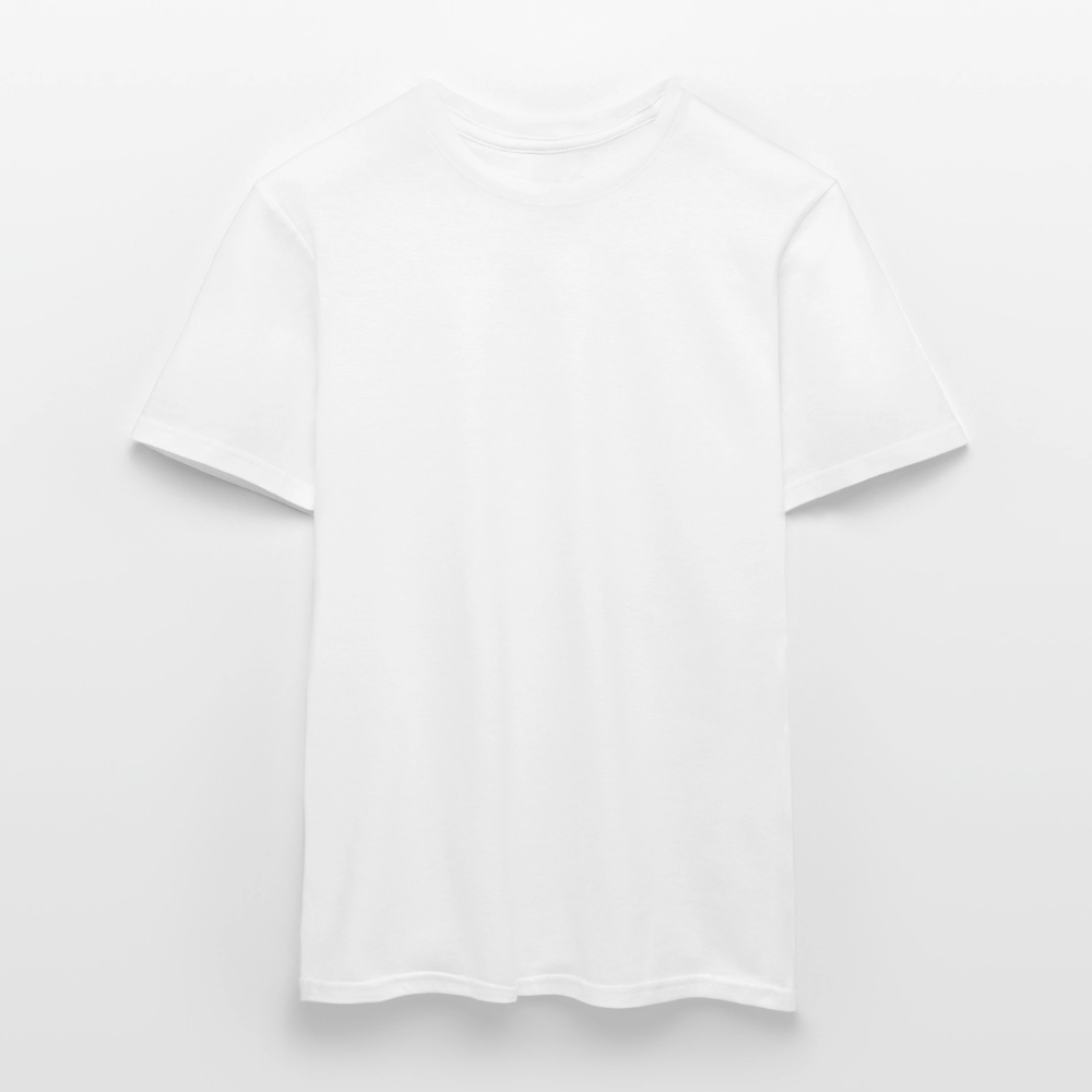 Männer T-Shirt - personalisierbare Vorder- und Rückseite - Weiß