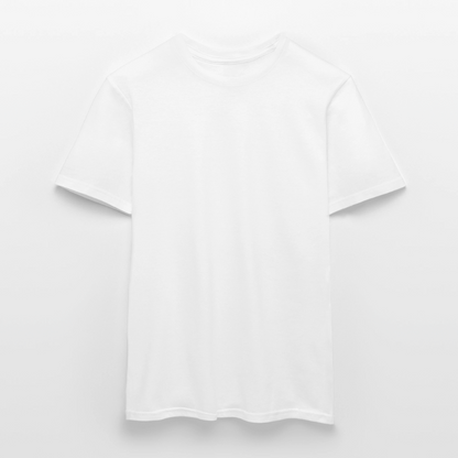 Männer T-Shirt - personalisierbare Vorder- und Rückseite - Weiß