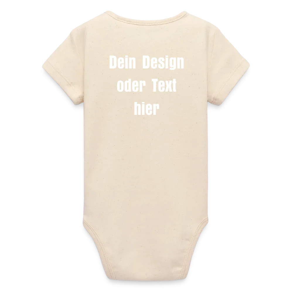 Stanley/Stella Baby Bio Kurzarm-Body - personalisierbar - Natur