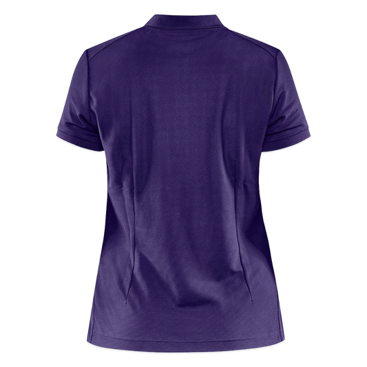 CRAFT Core Unify Frauen Polo Shirt - personalisierbar - Lila