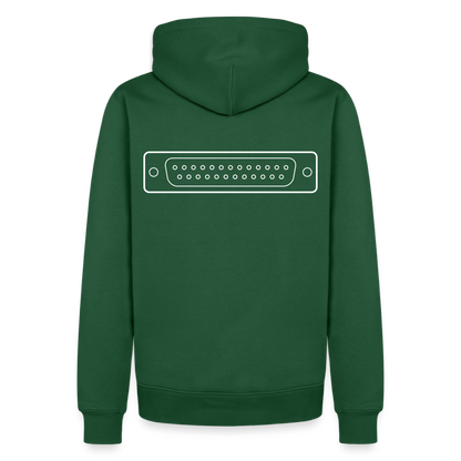 DB-25 LPT1 Retro Hoodie für Herren - Flaschengrün