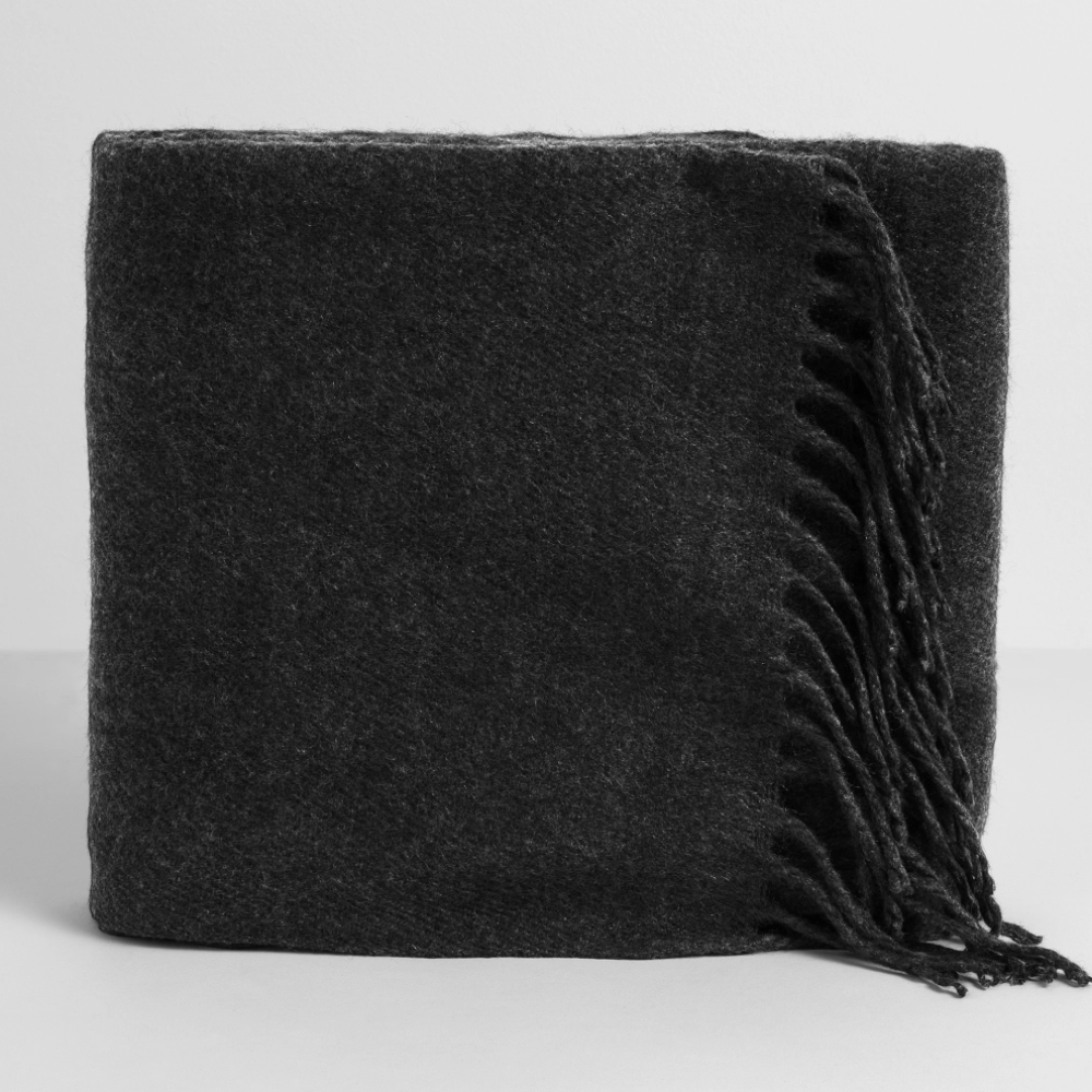Oversized Schal - Dunkelgrau