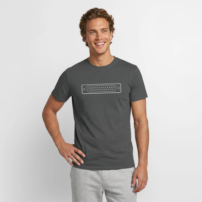 "LPT1" Motiv-T-Shirt für Männer, Farbe Anthrazit
