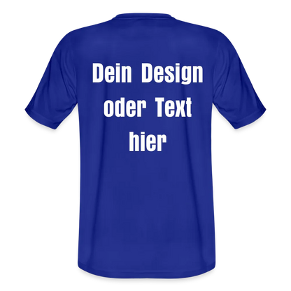 JAKO Männer Trikot Team - personalisierbare Vorder- und Rückseite - Royalblau