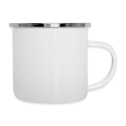 Emaille-Tasse 300ml - personalisierbar - Weiß