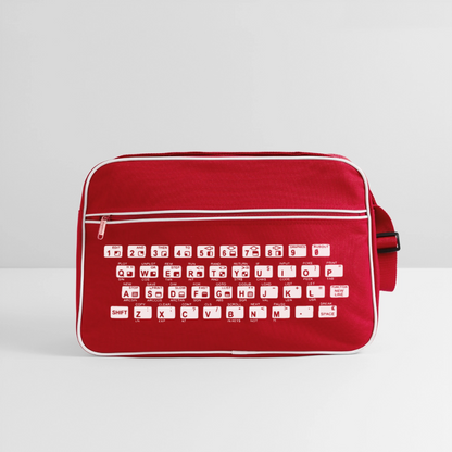 48K ZX Spectrum Retro Tasche - Rot/Weiß
