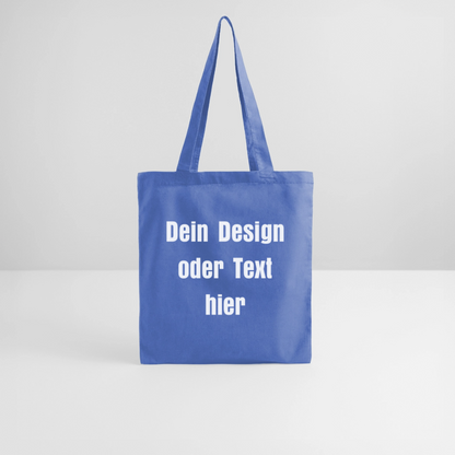 Stoffbeutel aus 100% Baumwolle - personalisierbar - Hellblau