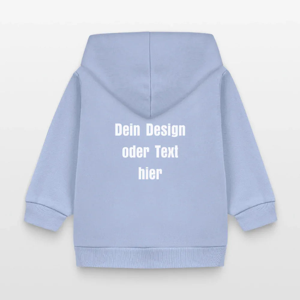 Stanley/Stella Bio Zip Hoodie BABY CONNECTOR - personalisierbar - Sky