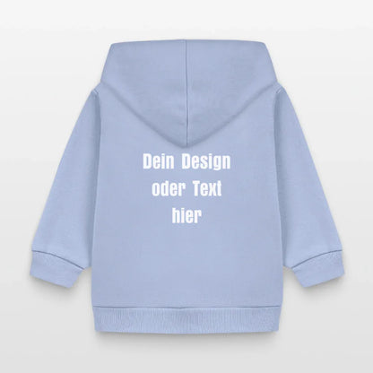 Stanley/Stella Bio Zip Hoodie BABY CONNECTOR - personalisierbar - Sky