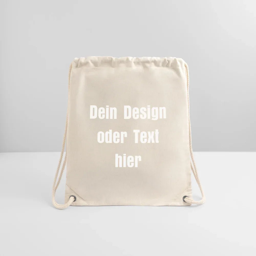 Stanley/Stella recycelter Gym Bag - personalisierbar - Naturweiß