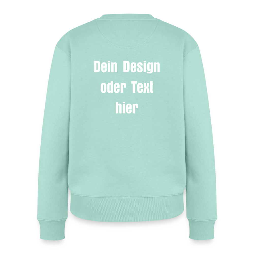 Frauen Premium Pullover - personalisierbar - Mint 