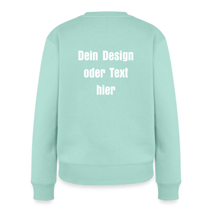 Frauen Premium Pullover - personalisierbar - Mint 