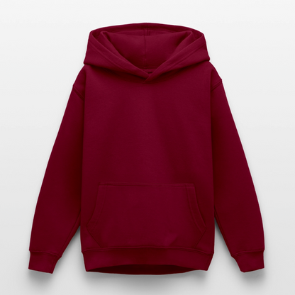 Teenager Hoodie - personalisierbare Vorder- und Rückseite - Bordeaux