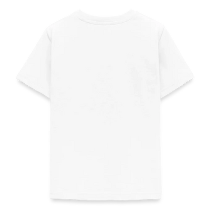 Teenager T-Shirt - personalisierbare Vorder- und Rückseite - Weiß