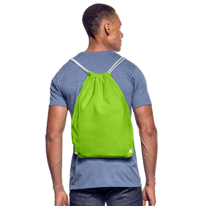 Turnbeutel - personalisierbar - Neongrün