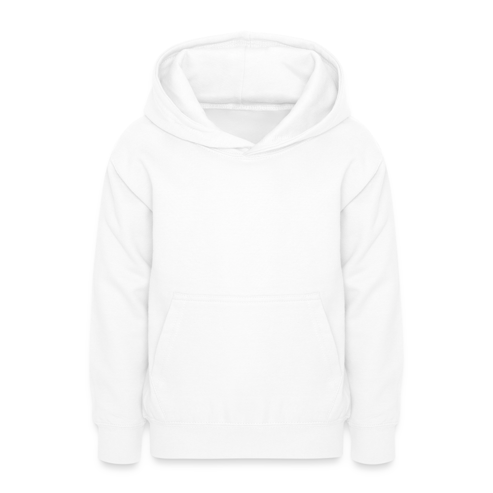 Teenager Hoodie - personalisierbare Vorder- und Rückseite - Weiß