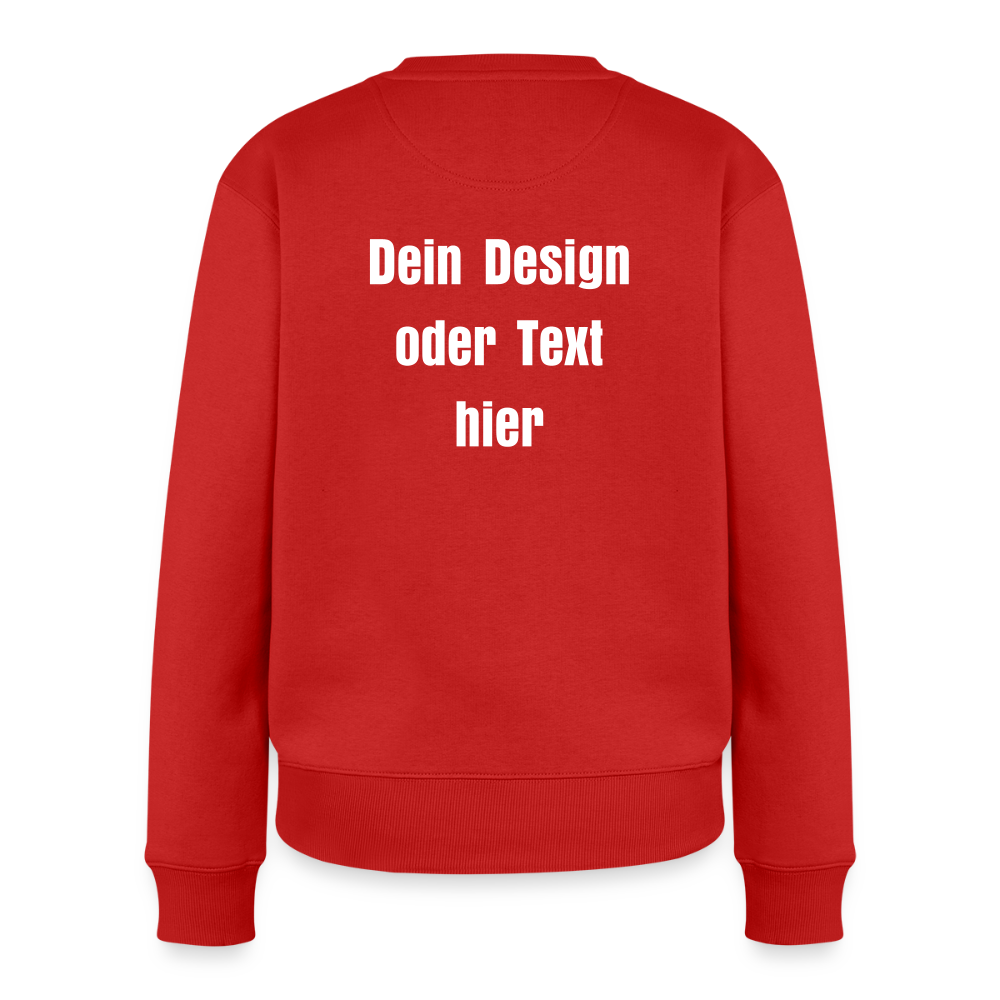 Frauen Premium Pullover - personalisierbar - Rot