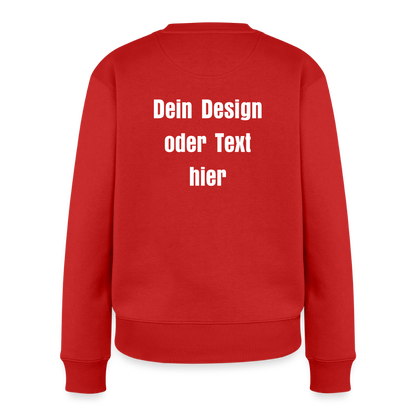 Frauen Premium Pullover - personalisierbar - Rot