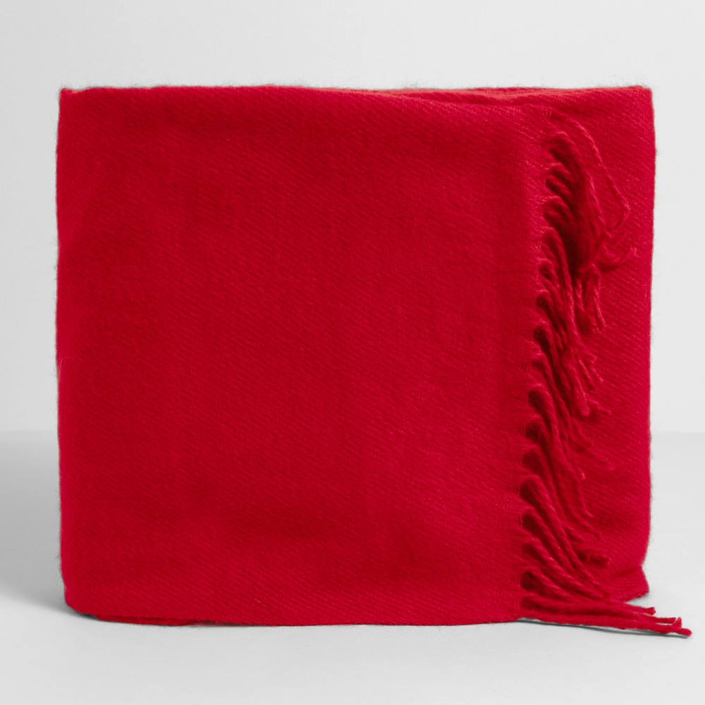 Oversized Schal - klassisch Rot