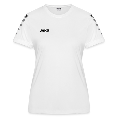 JAKO Frauen Trikot Team - personalisierbare Vorder- und Rückseite - Weiß