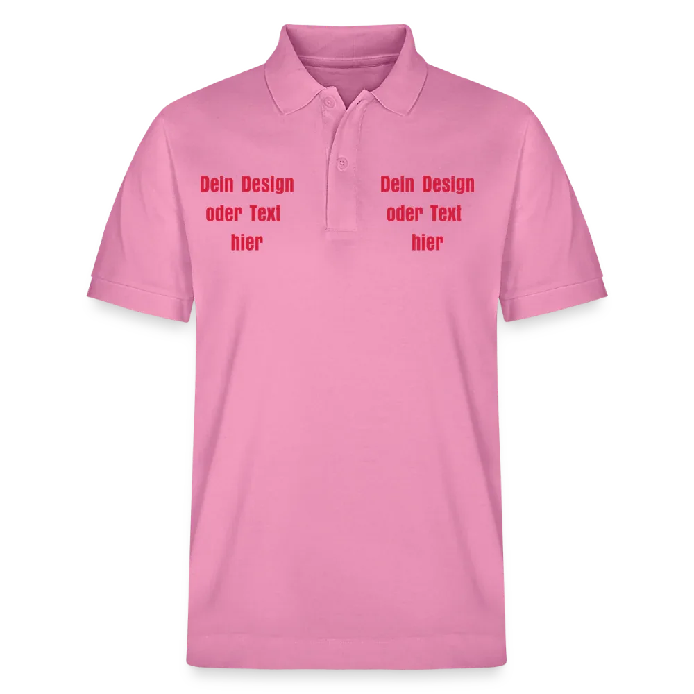 Stanley/Stella Unisex Bio-Poloshirt PREPSTER - personalisierbar - Blasenrosa