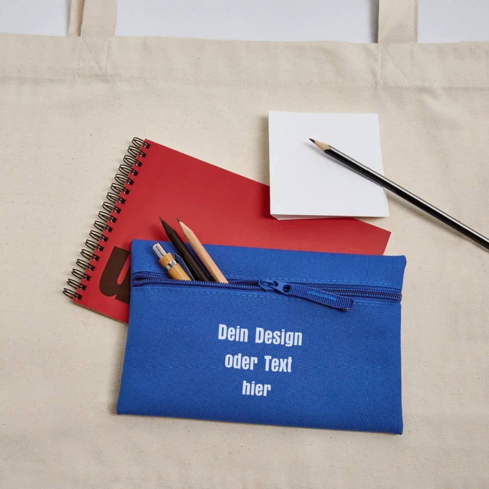 Federtasche - personalisierbar - Royalblau