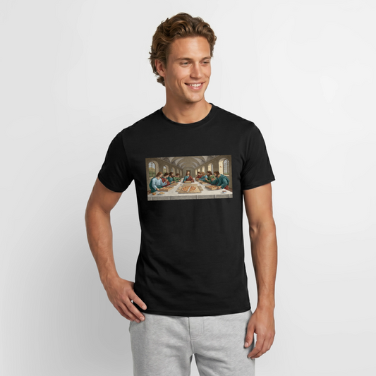 Das Teamevent. Renaissance-Motiv Motiv-T-Shirt für Männer, Farbe Schwarz, Model