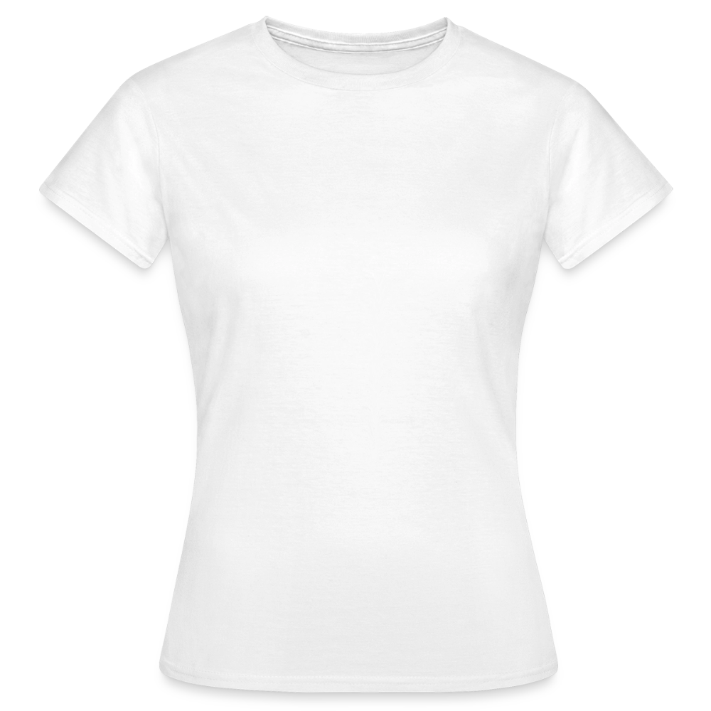Frauen T-Shirt - personalisierbare Vorder- und Rückseite - Weiß