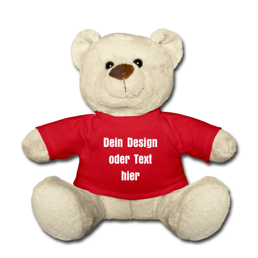 Teddy - personalisierbar - Rot