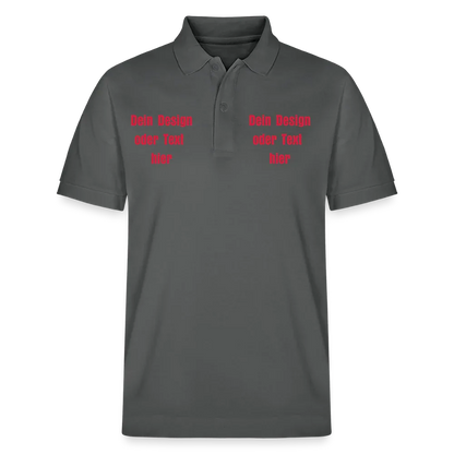 Stanley/Stella Unisex Bio-Poloshirt PREPSTER - personalisierbar - Anthrazit
