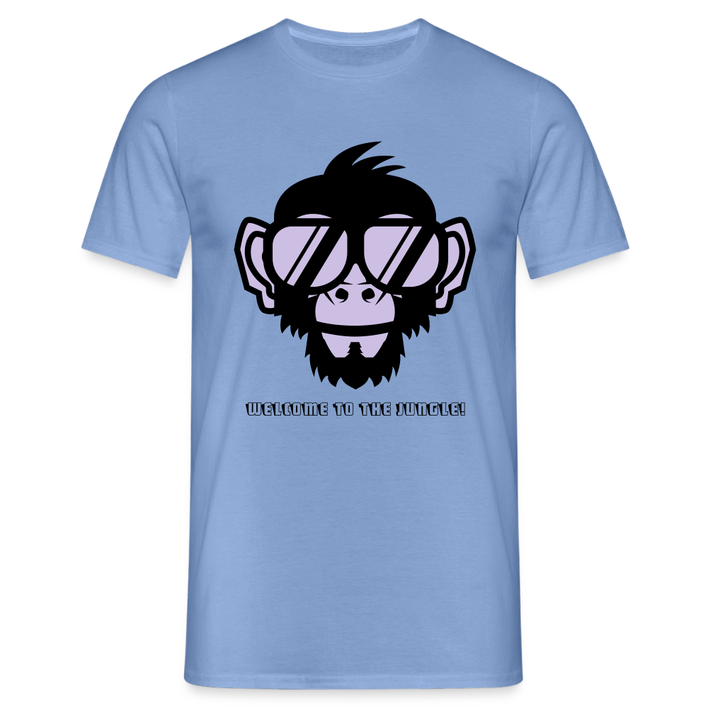 "Welcome to the Jungle" Motiv-T-Shirt für Männer - Carolina Blue