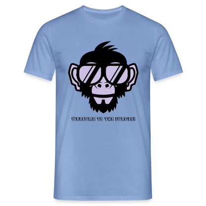 "Welcome to the Jungle" Motiv-T-Shirt für Männer - Carolina Blue