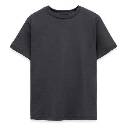 Teenager T-Shirt - personalisierbare Vorder- und Rückseite - Dunkelgrau