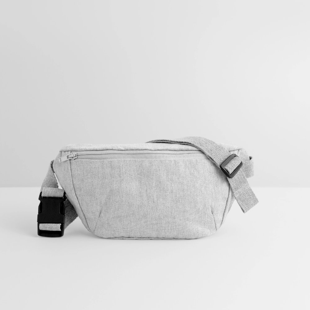 Stanley/Stella recycelte Gürteltasche - personalisierbar - Grau meliert