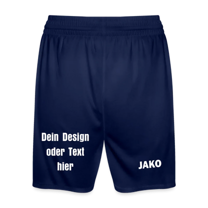 JAKO Kinder Sporthose Manchester 2.0 - personalisierbar - Marine