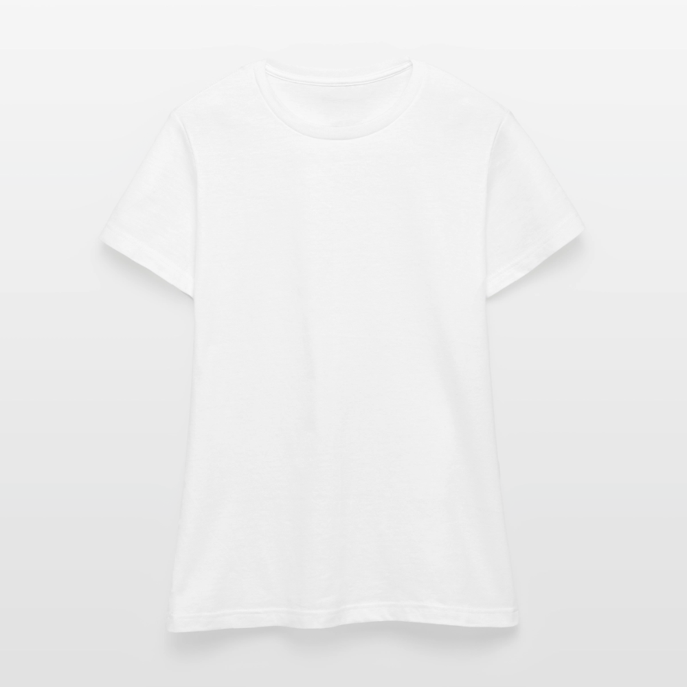 Frauen T-Shirt - personalisierbare Vorder- und Rückseite - Weiß