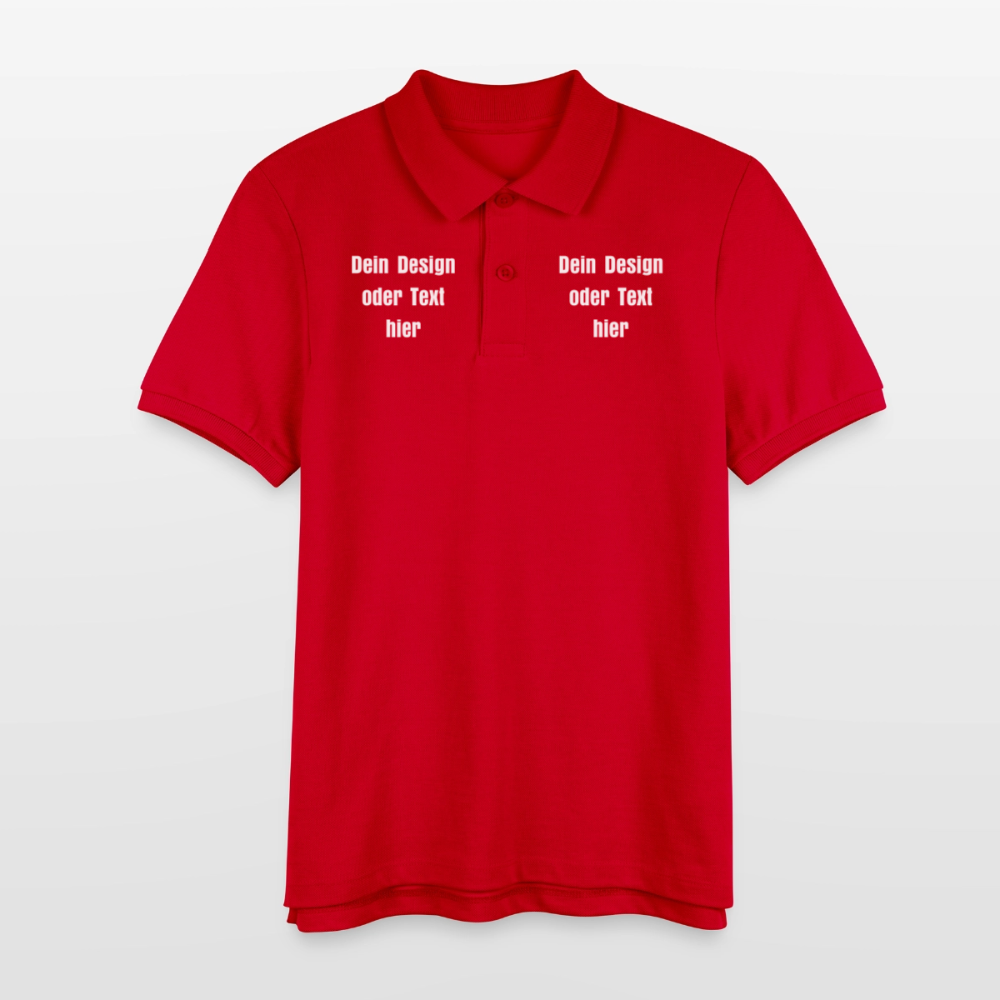 Stanley/Stella Teenager Bio-Poloshirt MINI SPRINTER - personalisierbar - Rot