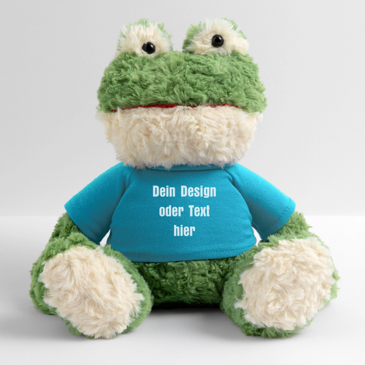 MiniFeet® Frosch Torge - personalisierbar - Atollblau