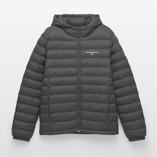 LIGHTWEIGHT Männer Pufferjacke von Stanley/Stella - personalisierbar - Anthrazit