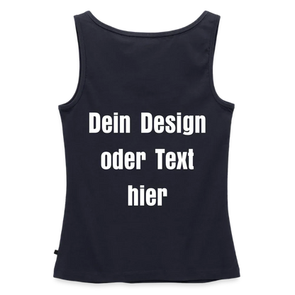 Frauen Premium Tank Top - personalisierbar - Navy