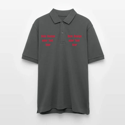 Stanley/Stella Unisex Bio-Poloshirt PREPSTER - personalisierbar - Anthrazit